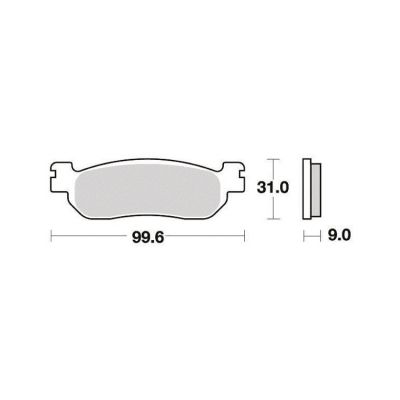 Brzdové destičky pro Italjet – Keeway – MBK – Yamaha S1263N